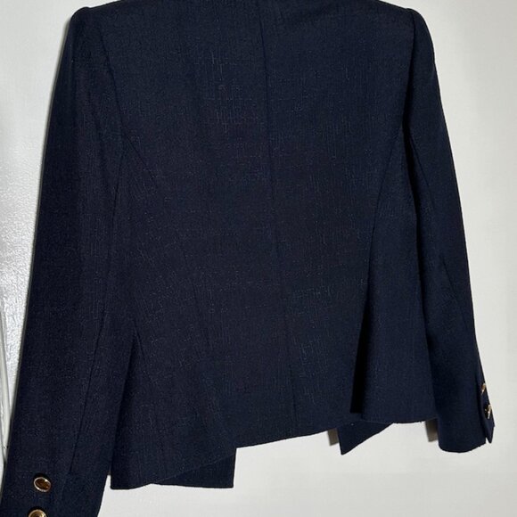 Vintage Casper navy skirt suit - size 2 - Picture 7 of 15